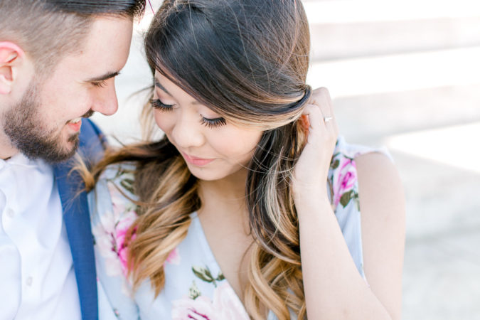 DC Cherry Blossom Engagement Session with Virginia Wedding Photographer Sarah Botta Photography